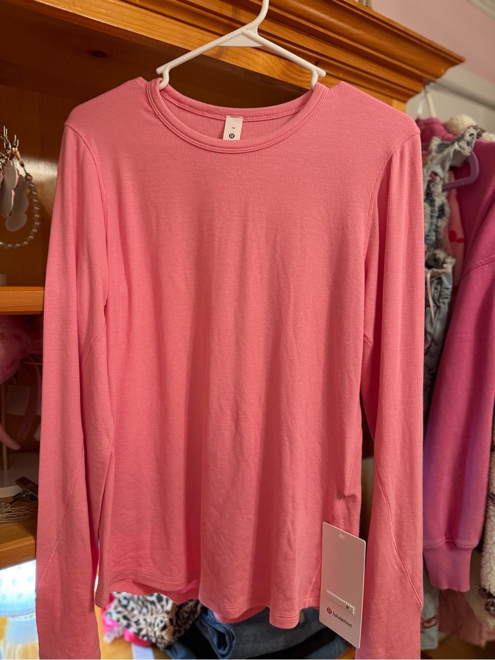 Lululemon Long-Sleeve Pink Top